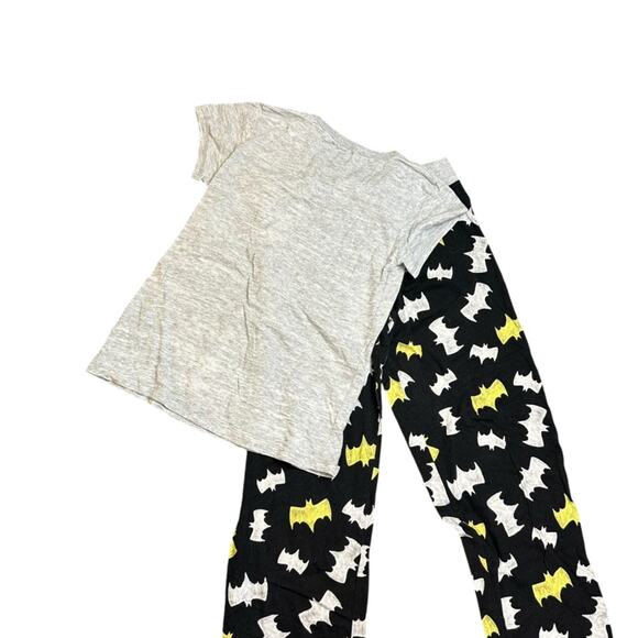 Batman DC Comics Pajamas Size Small Gray Black - Picture 2 of 6